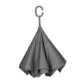 thumbnail image 1 of de lluvia plegable, compacto y con cierre reversible, para mujer, para ir de compras Gris, 1 of 8