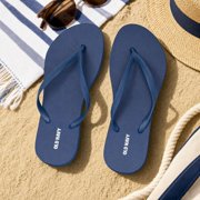 Old Navy Women's Flip Flops, Navy Blue, 7