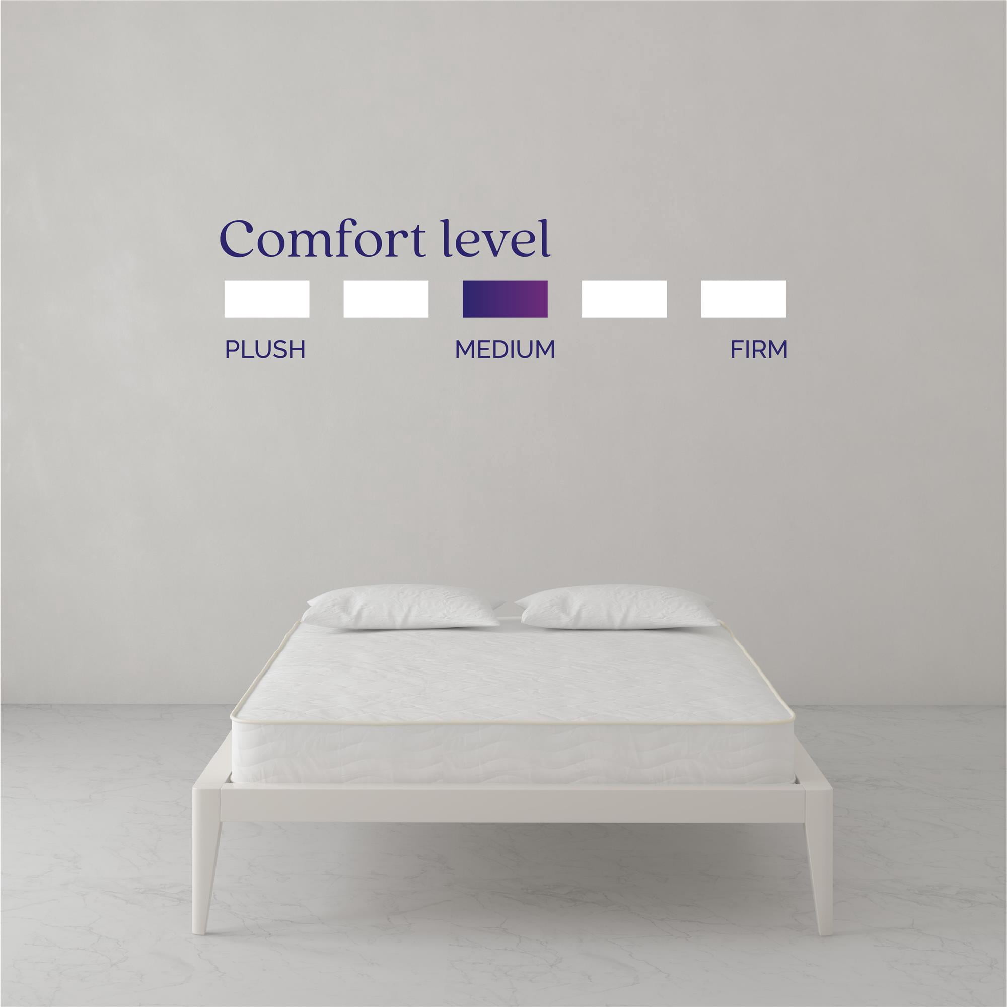 Signature Sleep Solace 6" Spring Mattress in a Box, Flippable, Full