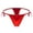 Red, variant on Women's Side Tie String Bikini Thongs Satin Silk Panties Swimsuit Bottom Comfortable Cheeky Underwear for Everyday