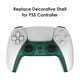 thumbnail image 2 of Carcasa Del Controlador De Repuesto Manija Del Controlador Carcasa Central Delantera Para Sony Ps5 Decor Shell (Verde), 2 of 7