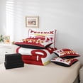 thumbnail image 4 of Erosebridal Sport Football Bedding Sets Twin Size,Ball Game Comforter Sets with Sheets,Rugby Room Decorative(Phoenix),Reversible,Lightweight,7-Piece, 4 of 5