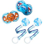 RazBaby - Keep-It-Kleen Pacifier and Holder Bundle, Boy