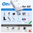 thumbnail image 2 of Convertidor de voltaje DOACE 350W 220V a 110V para viajes por Europa, 2 of 9