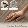 thumbnail image 6 of ODIKA 6'x9' Washable Area Rug Non-Slip, Easy Care, Vintage Stripe Farmhouse Border Circle Cowboy Grain Distressed Playful for Family Room, Living Mater Bedroom, 6 of 7