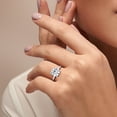 thumbnail image 2 of Created Forever Women's 3ct TW Lab Grown Diamond 14k White Gold Solitaire Engagement Ring, 2 of 10