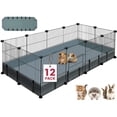 thumbnail image 1 of Pet Playpen VISCOO de 12 paneles con alfombrilla impermeable para animales pequeños, 1 of 7