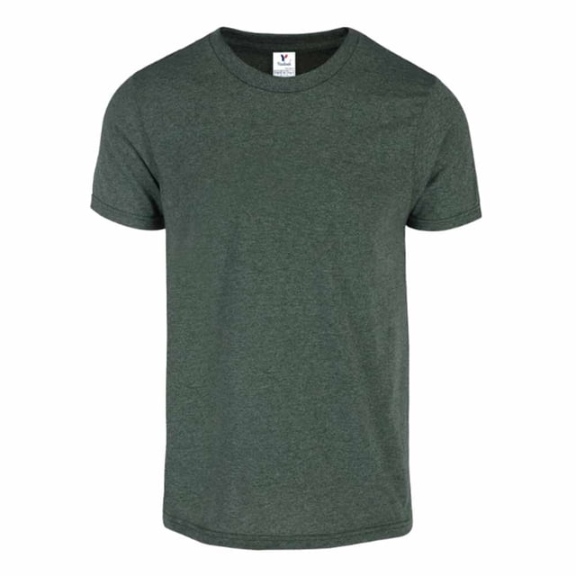 Playera para Caballero Yazbek Color Verde Bosque Jaspe Tamaño Grande C0250
