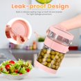 thumbnail image 4 of Glass Pickle Container with Strainer, Leak-Proof Olive Jar for Kitchen Storage, Fermentation, Pickling, 4 of 6