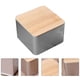 thumbnail image 3 of ColoMX Caja de almacenamiento de hojalata de 1pc con caja de almacenamiento de tapa de bambú Organice la caja de almacenamiento, 3 of 7
