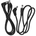 thumbnail image 2 of Black DC Power Cables for Electric Guitar Pedal with High-Quality PVC and Metal Materials 2Pcs, 2 of 8
