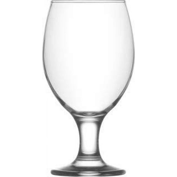 Vikko Beer Glass, Set of 12 Belgian Style Beer Glasses, Large Size 13.5 Ounce, Dishwasher Safe Durable Drinking Glass for Craft Brews, Beer or Water
