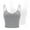 White, variant on Gufahion Camisole Tank Tops for Women with built in bra Summer Camisole V Neck Crop Tops with Adjustable Spaghetti Strap 2-Pack