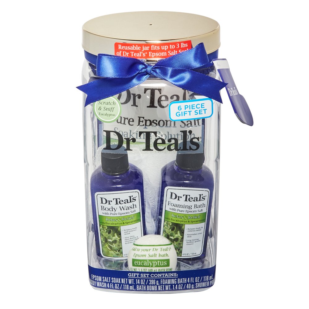 Dr Teal's 5Piece Relax Bath Gift Set with Eucalyptus and Spearmint