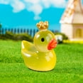 thumbnail image 4 of Ovzne Glowing In-The-Dark Duckling Doll - 2X1.7Cm Resin Small Ornament, Fish Tank Decoration, Moss Tank Accessory, Cute Mini Figurine For Diy Home Decor, 4 of 5