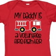 thumbnail image 4 of Inktastic Volunteer Firefighter Daddy Boys or Girls Baby Bodysuit, 4 of 5