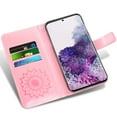 thumbnail image 2 of Phone Case for Samsung Galaxy S20 Folio Flip Wallet Case, PU Leather Credit Card Holder Slots Heavy Duty Full Body Protection Kickstand Protective Phone Cover for Galaxy S20 Women, Rose Gold, 2 of 5
