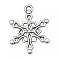 thumbnail image 2 of K-KED 260 Pcs Antique Silver Snowflake Charms Pendant 19X15MM C12418, 2 of 3