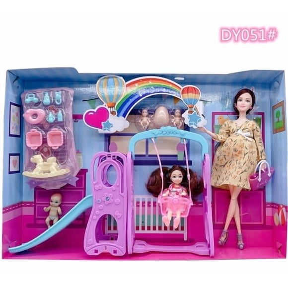 Juego de vajilla Dibao Five People Family con cama doble