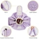thumbnail image 4 of Bolsa de maquillaje Narwey Barrel con cordón, tamaño grande, color morado, para mujer, 4 of 7
