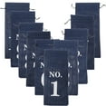 thumbnail image 2 of 10Pcs Wine Bottle Bags Drawstring Gift Bags Champagne Packing Bags Burlap Wine Bags, 2 of 8