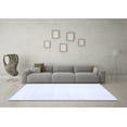 thumbnail image 3 of Ahgly Company Machine Washable Indoor Rectangle Solid Blue Modern Area Rugs, 5' x 8', 3 of 4