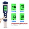 thumbnail image 5 of Medidor de Ph electrónico Testerph y Ec, medición de salinidad y temperatura, probador de calidad del agua, pantalla LCD y precisión de lectura, 5 of 5