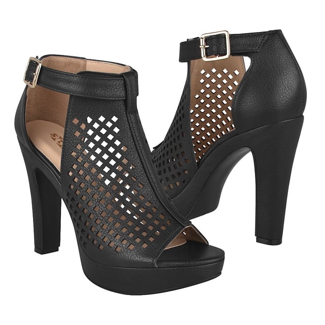 TACONES CASUALES PARA DAMA STYLO 44037 SIMIPIEL NEGRO Stylo 44037