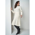 thumbnail image 2 of Jessica London Women's Plus Size Belted Cable Sweater Dress, 2 of 5