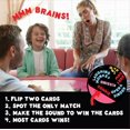 thumbnail image 6 of UPROAR! Family Sound-Matching Card Game – Hilarious Fast Game for Kids 7+, Parents & Teens  Easy to Learn, 2–6 Players, 10–20 Min Travel-Size Great for Family Game Night, 6 of 7