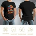 thumbnail image 5 of Chicken Daddy Official Men's Cotton Short Sleeve HD Print Tee for Casual T-Shirt Crew Neck Top Black M, 5 of 7