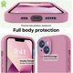 thumbnail image 3 of Funda Protectora de Silicona, Apta para Cámara, Forro Antiarañazos. Lavanda Púrpura. para iPhone 13 6.1", 3 of 7