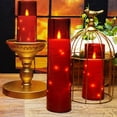 thumbnail image 4 of Velas LED sin llama kakoya con temporizador, 5 unidades, rojas, 4 of 6