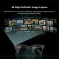 thumbnail image 5 of LUOMATE Smart Glasses with Camera, AI Smart Glasses, Bluetooth Glasses with Open-Ear Audio, Photochromic Lenses, 8MP Camera, 1200P Video, Type-C Charging, 5 of 17