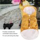thumbnail image 5 of Chubasquero con capucha para mascotas, impermeable de poliéster con impresión reflectante, impermeable para perros, impermeable para mascotas, rendimiento finamente ajustado, 5 of 10