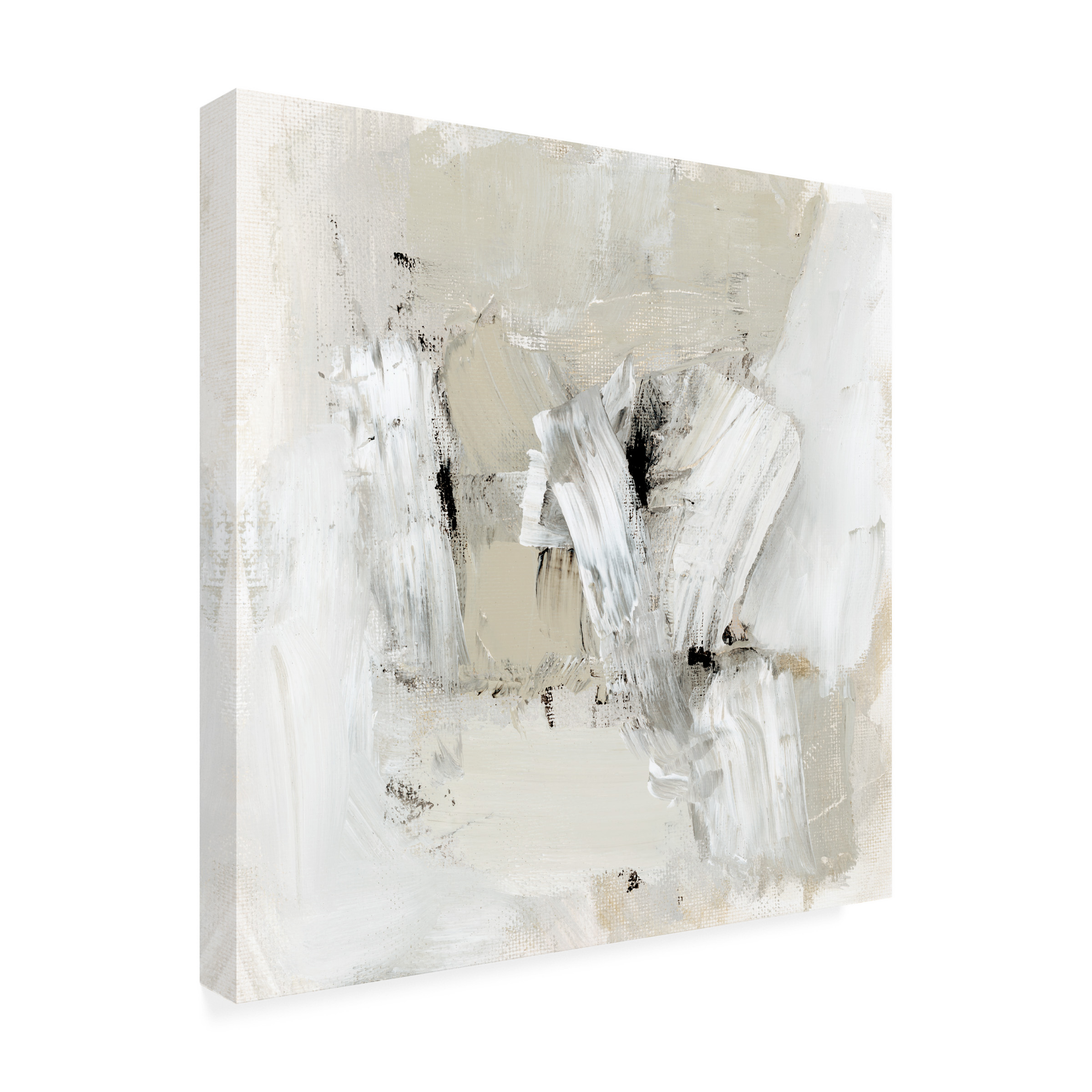 Victoria Barnes 'Neutral Brushstrokes I' Canvas Art