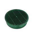 thumbnail image 1 of Rejilla de tubo Polylok redonda verde de 8 pulgadas para tubos de 8 pulgadas, 1 of 5