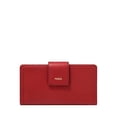 thumbnail image 1 of Cartera de Mano Fossil Logan Tab Clutch Wallet en Rojo Granate, 1 of 6