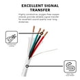 thumbnail image 4 of OSD 14/4 Speaker Wire Outdoor Rated CL2/CL3 In Wall Direct Burial Oxygen Free, White 500ft, 4 of 9