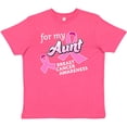 thumbnail image 3 of Inktastic For My Aunt - Breast Cancer Awareness Youth T-Shirt, 3 of 5