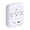 White, variant on Tuscom Wall Outlet Extender with 3 AC Outlets 1 USB Port 1 USB C Port Multi Plug Splitter for Home Office Travel Charging Station Black