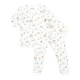 thumbnail image 1 of Coccoli Pyjama à Manches Longues en Coton-Modal - Champignons sur Crème (2 Ans, 27-30 Lb), 1 of 2