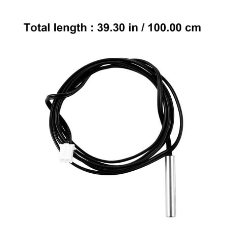 

2pcs NTC 10K 1 Meter Temperature Sensor Probe Temperature Cylinder Probe