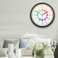 thumbnail image 3 of Reloj de pared silencioso estilo Simple dibujos animados creativos reloj de pared Digital decoración de guardería, 3 of 5