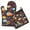 Fall Pumpkins Leaves Pattern, variant on Fall Pumpkins Leaves Pattern Kitchen Oven Mitt and Pot Holder Sets 2 Pcs for Baking, Cooking and Grilling, Heat Resistant Up To 392 °F