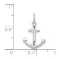thumbnail image 2 of 925 Sterling Silver Polished Nautical Ship Mariner Anchor Charm 17x15mm Wide Pendant Necklace for Women, 2 of 2