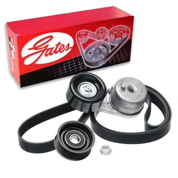 Gates Complete Serpentine Belt Drive Component Kit compatible with Nissan Xterra 4.0L V6 2005-2015