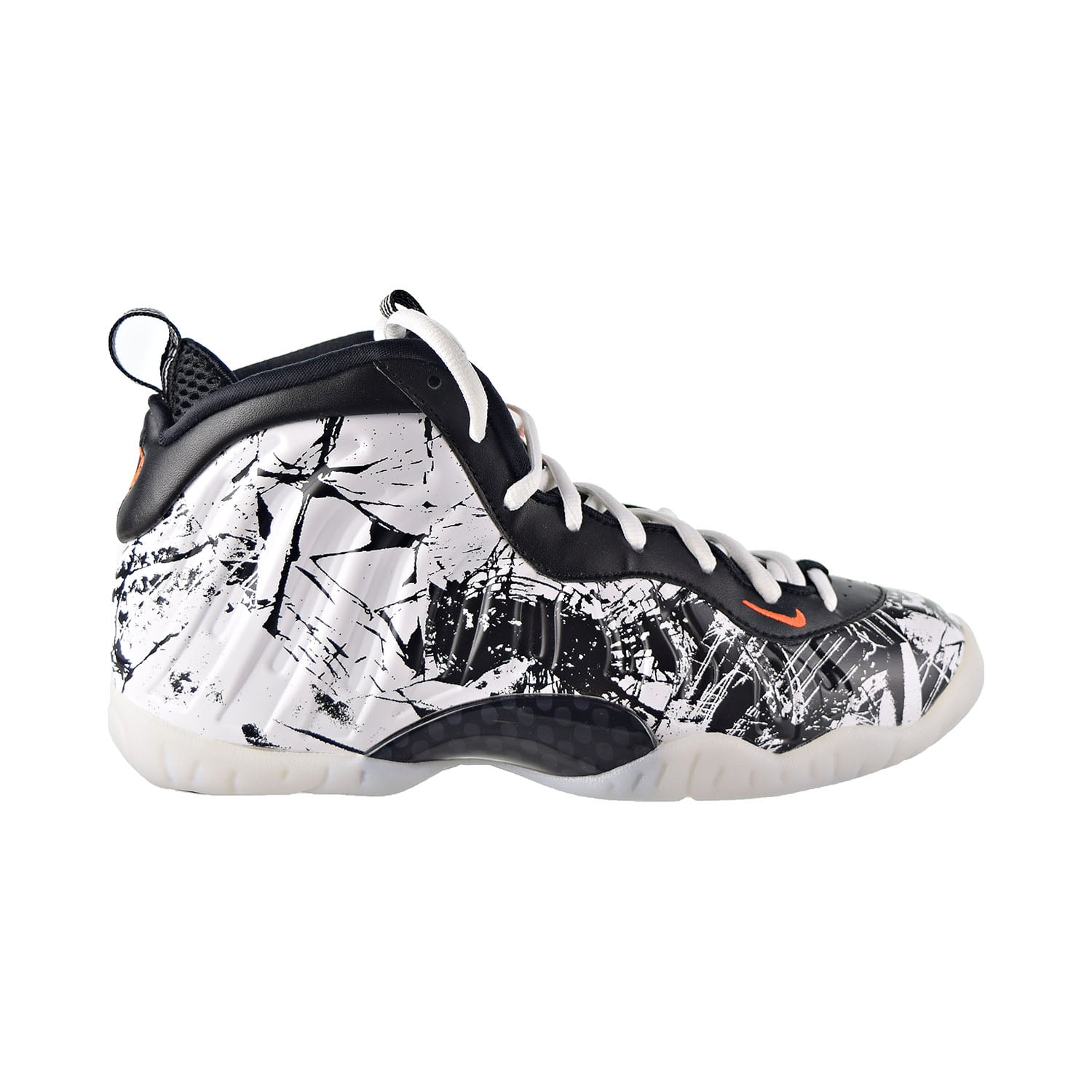 nike little posite one black and white