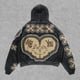 thumbnail image 2 of Sudadera con capucha con estampado de calavera Retro, moda Harajuku, ropa de calle para parejas y2k, 2 of 5