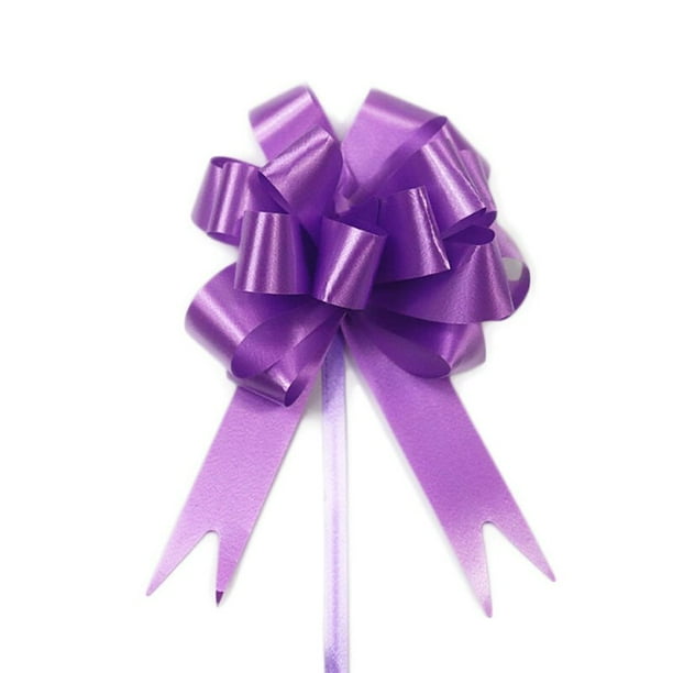 Cintas de lazo de tracción para eventos de cumpleaños, embalaje de regalo DIY, decoración de coche de boda, día de la madre, lazos de Navidad, envoltura de flores, 30 piezas